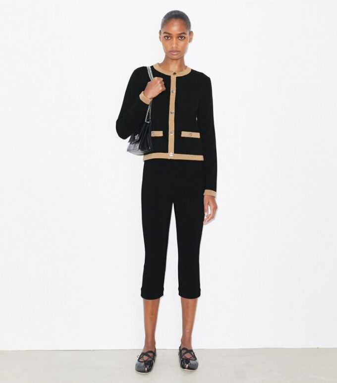 Cropped Merino Wool Cardigan Cropped Merino Wool Cardigan