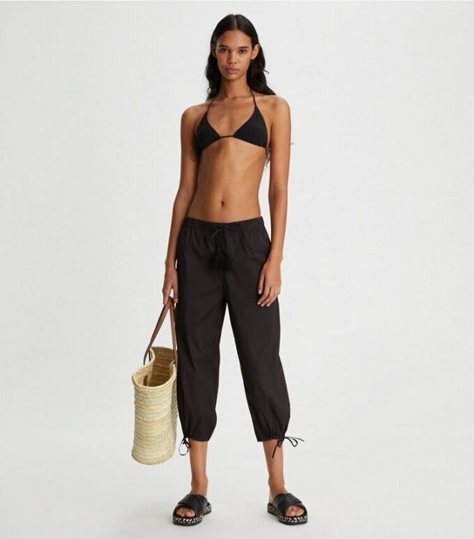 Cropped Tie Pant Cropped Tie Pant