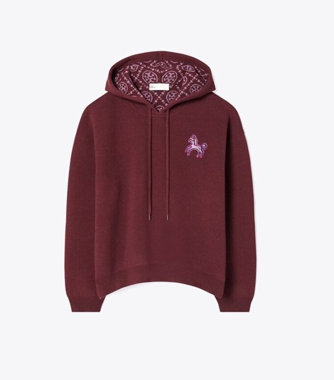 Cropped Wool Hoodie Cropped Wool Hoodie