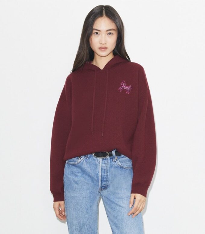 Cropped Wool Hoodie Cropped Wool Hoodie
