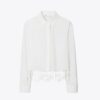 Crystal Embellished Poplin Shirt Crystal Embellished Poplin Shirt