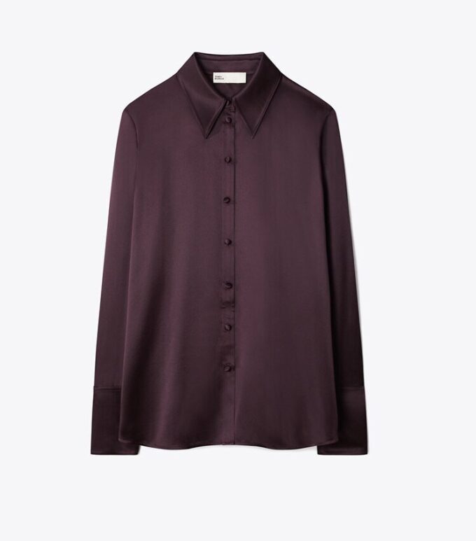 Cuffed Silk Shirt Cuffed Silk Shirt