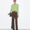 Cuffed Straight-Leg Jean