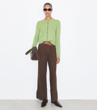 Cuffed Straight-Leg Jean