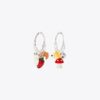 Curiosity Charm Hoop Earrings