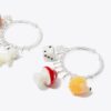 Curiosity Charm Hoop Earrings