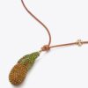 Curiosity Eggplant Pendant
