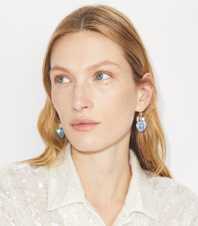 Curiosity Heart And Bow Earrings Curiosity Heart And Bow Earrings