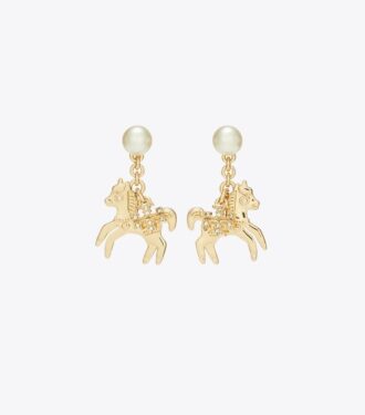 Curiosity Horse Charm Earrings