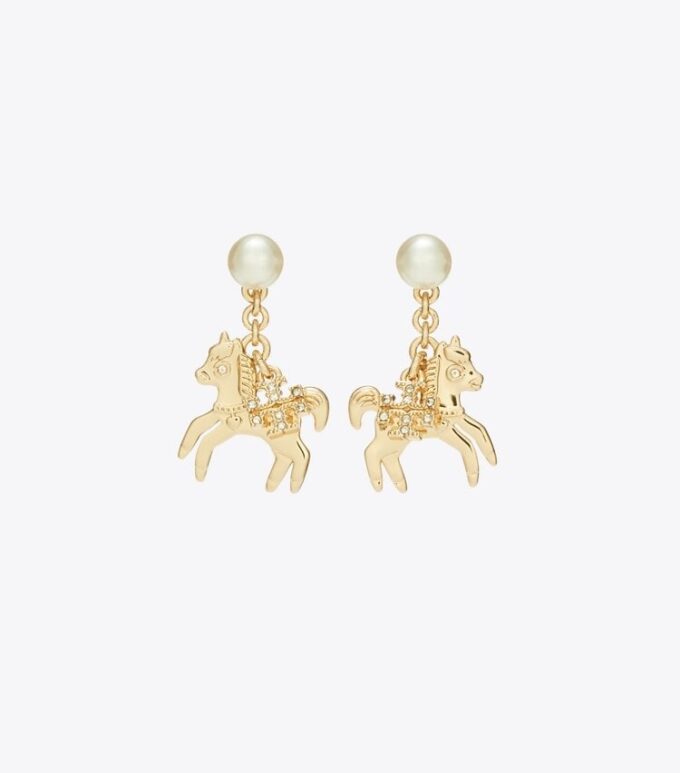Curiosity Horse Charm Earrings Curiosity Horse Charm Earrings