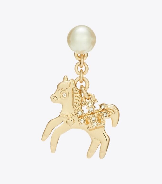 Curiosity Horse Charm Earrings Curiosity Horse Charm Earrings