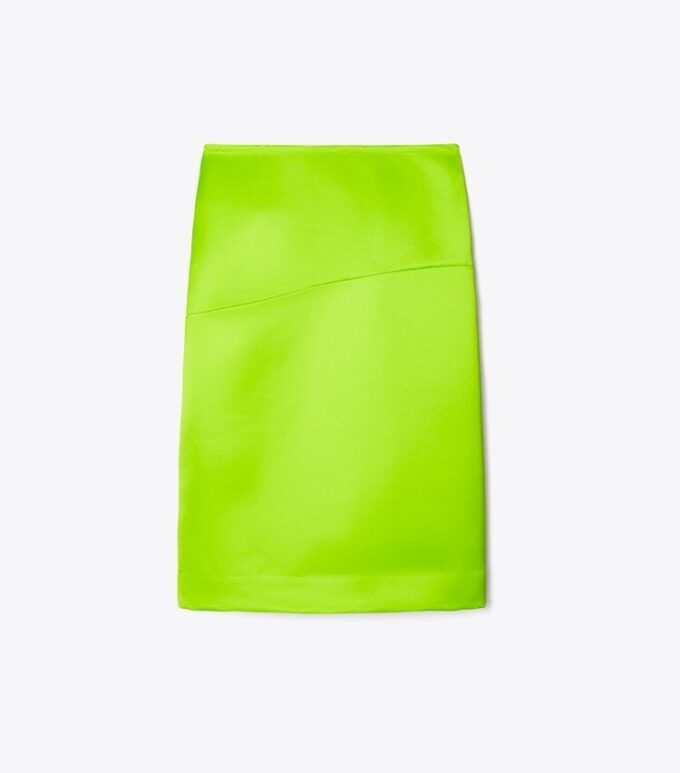 Deconstructed Satin Skirt