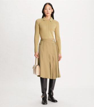 Deconstructed Wool Skirt