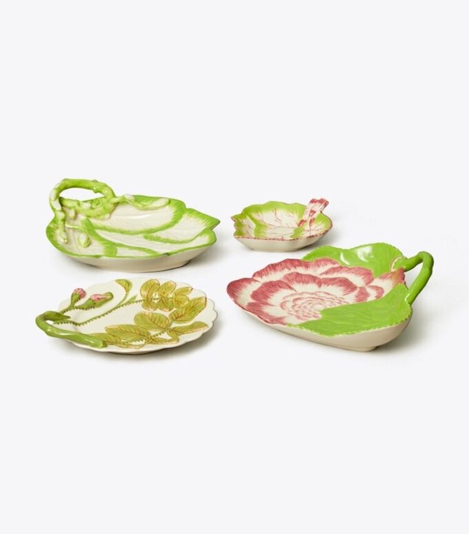 Decorative Leaf Plates, Set Of 4 Decorative Leaf Plates, Set Of 4