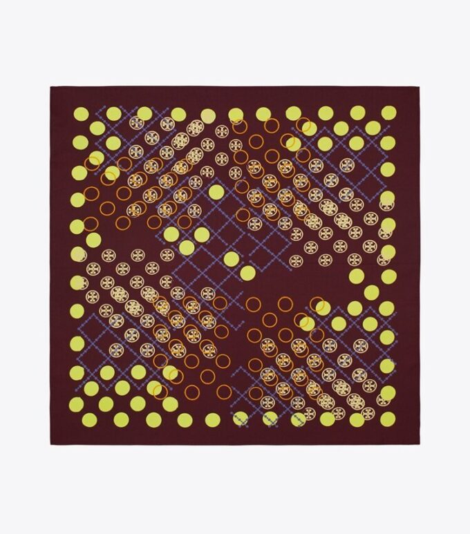 Dotted T Monogram Neckerchief