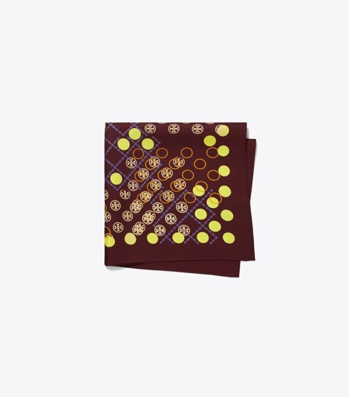 Dotted T Monogram Neckerchief