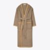 Double-Faced Wool Hooded Wrap Coat Double-Faced Wool Hooded Wrap Coat