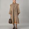 Double-Faced Wool Hooded Wrap Coat Double-Faced Wool Hooded Wrap Coat