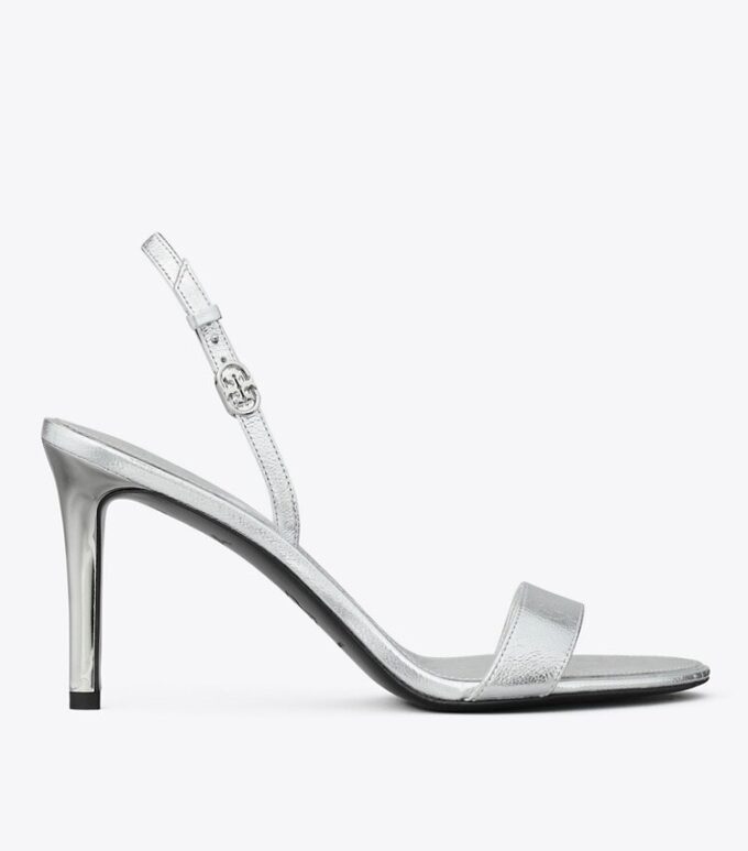 Double T Buckle Heel Sandal Double T Buckle Heel Sandal