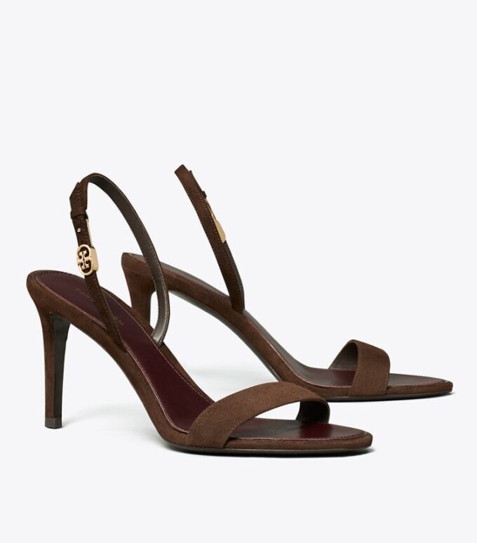 Double T Buckle Heeled Sandal Double T Buckle Heeled Sandal