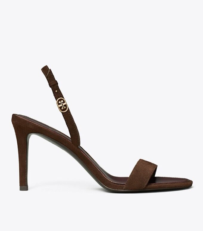 Double T Buckle Heeled Sandal Double T Buckle Heeled Sandal