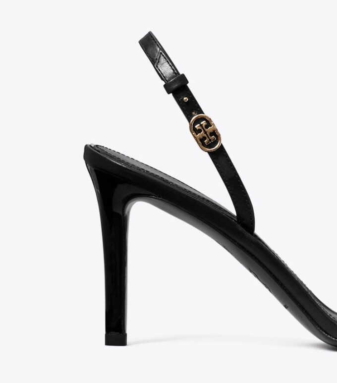 Double T Buckle Heeled Sandal Double T Buckle Heeled Sandal
