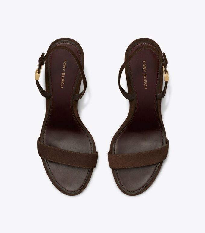 Double T Buckle Heeled Sandal Double T Buckle Heeled Sandal