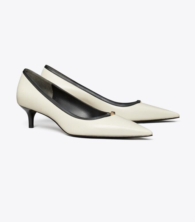 Double T Buckle Low-Heeled Pump Double T Buckle Low-Heeled Pump
