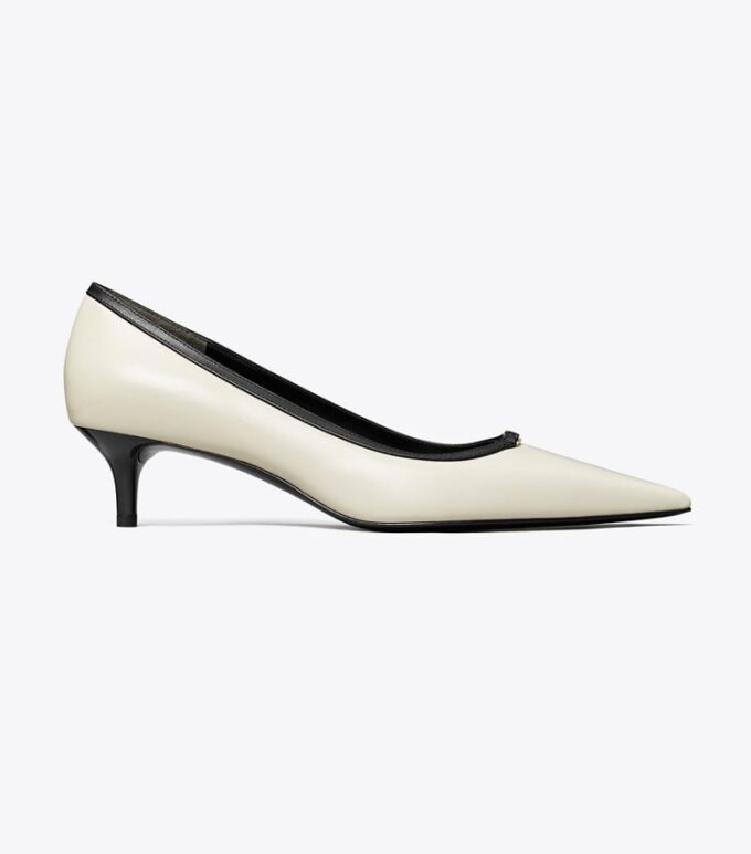 Double T Buckle Low-Heeled Pump Double T Buckle Low-Heeled Pump