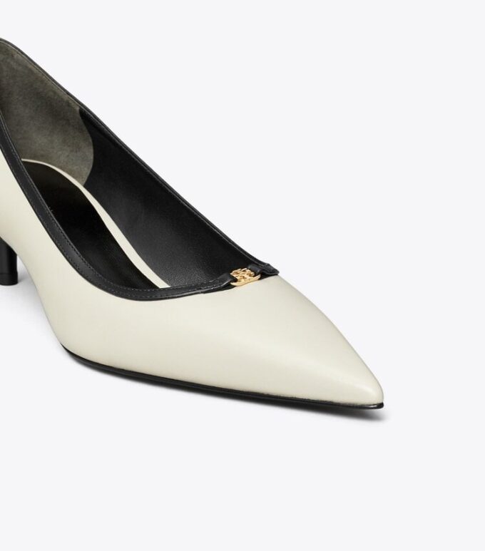 Double T Buckle Low-Heeled Pump Double T Buckle Low-Heeled Pump