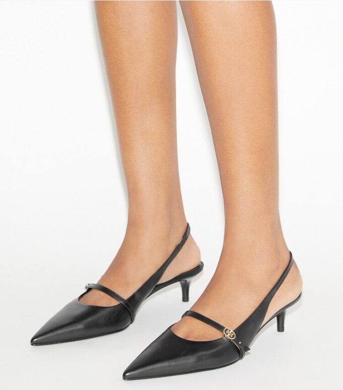 Double T Buckle Mary Jane Slingback Double T Buckle Mary Jane Slingback