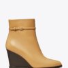 Double T Buckle Wedge Boot Double T Buckle Wedge Boot