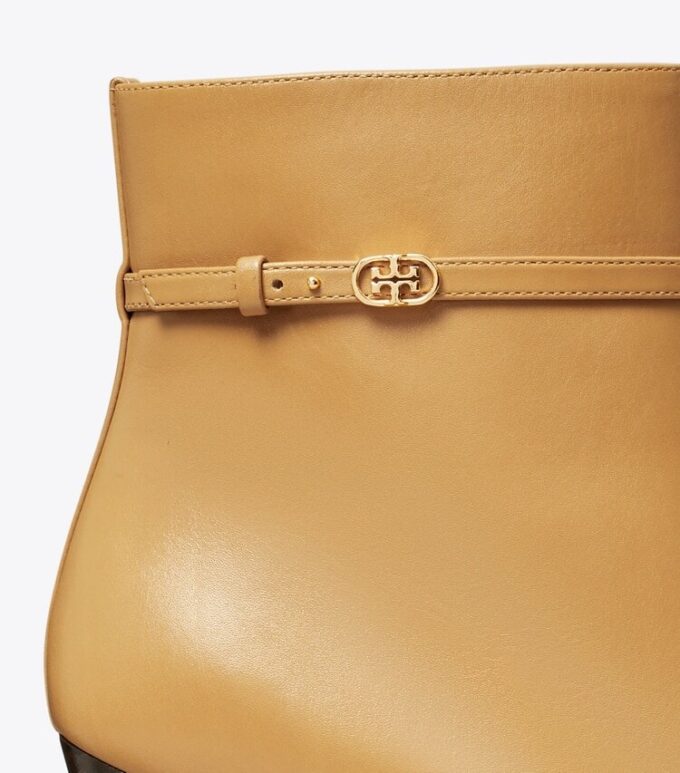Double T Buckle Wedge Boot Double T Buckle Wedge Boot