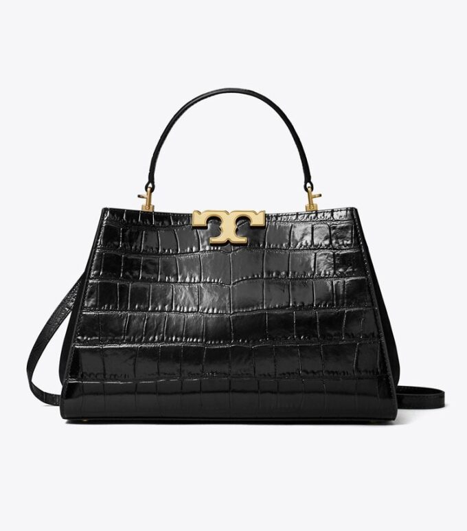 Eleanor Croc-Embossed Satchel Eleanor Croc-Embossed Satchel