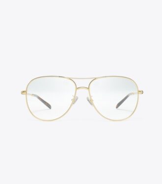 Eleanor Metal Pilot Eyeglasses