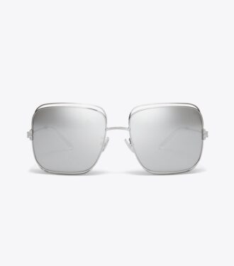 Eleanor Oversized Metal Square Sunglasses