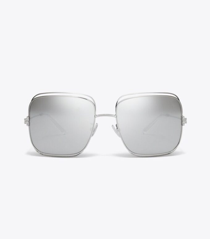 Eleanor Oversized Metal Square Sunglasses