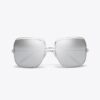 Eleanor Oversized Metal Square Sunglasses