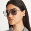 Eleanor Square Pilot Sunglasses