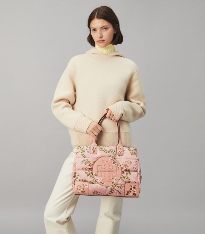 Ella Brocade Mini Puffer Tote Ella Brocade Mini Puffer Tote