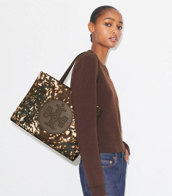 Ella Printed Nylon Small Tote Ella Printed Nylon Small Tote
