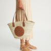 Ella Straw Basket Tote