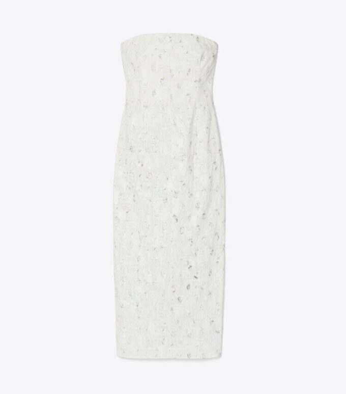 Embellished Linen Dress Embellished Linen Dress