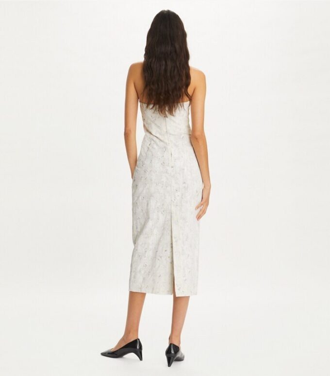 Embellished Linen Dress Embellished Linen Dress