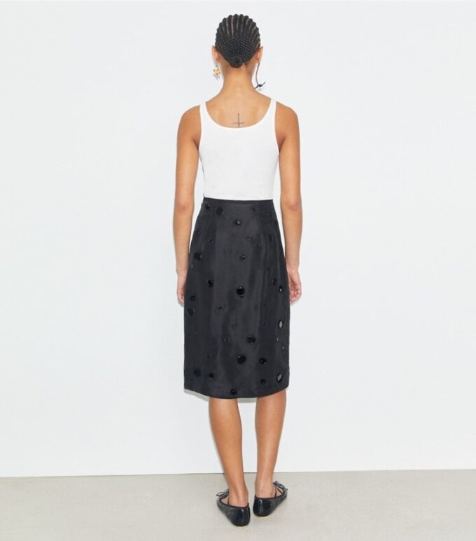 Embellished Mirror Skirt