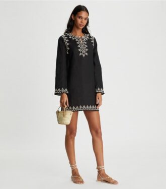 Embellished Short Caftan