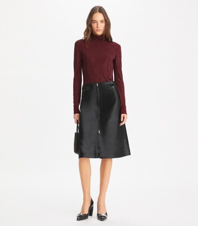 Embellished Viscose Jersey Turtleneck Embellished Viscose Jersey Turtleneck