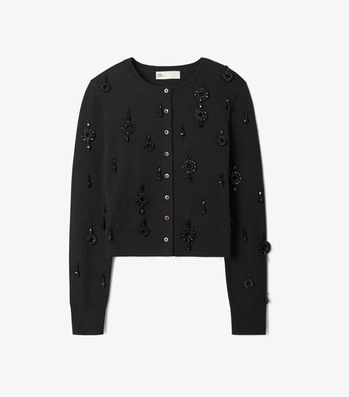 Embellished Wool Cardigan Embellished Wool Cardigan