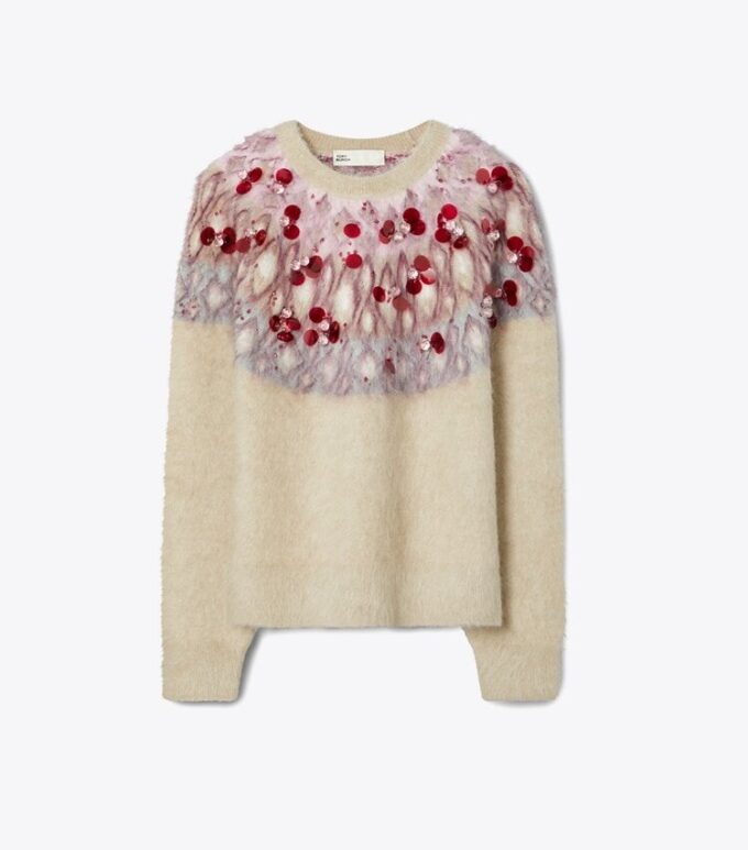 Embellished Wool Sweater Embellished Wool Sweater