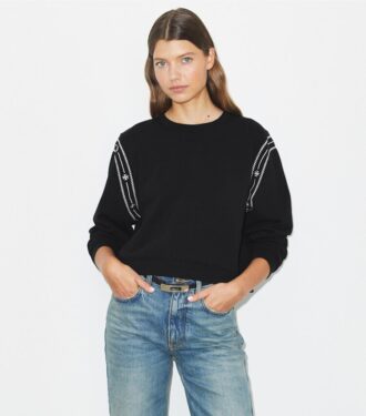 Embroidered French Terry Sweatshirt